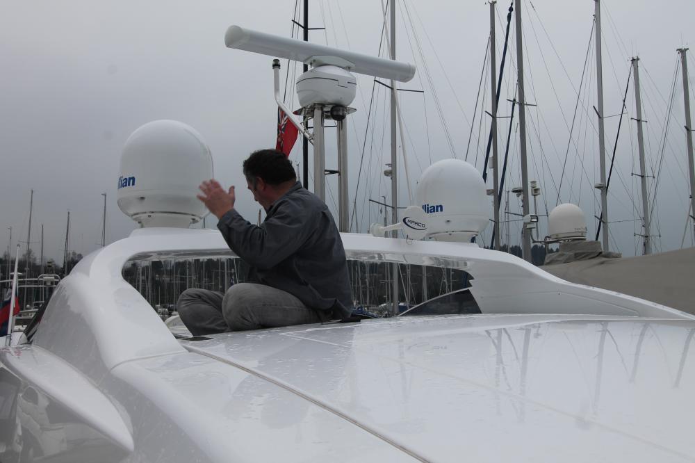 Монтаж дополнительного оборудования. Сдача новой яхты Azimut 55S