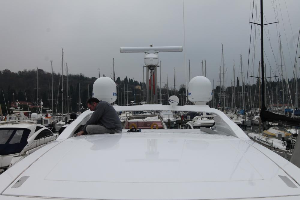 Монтаж дополнительного оборудования. Сдача новой яхты Azimut 55S