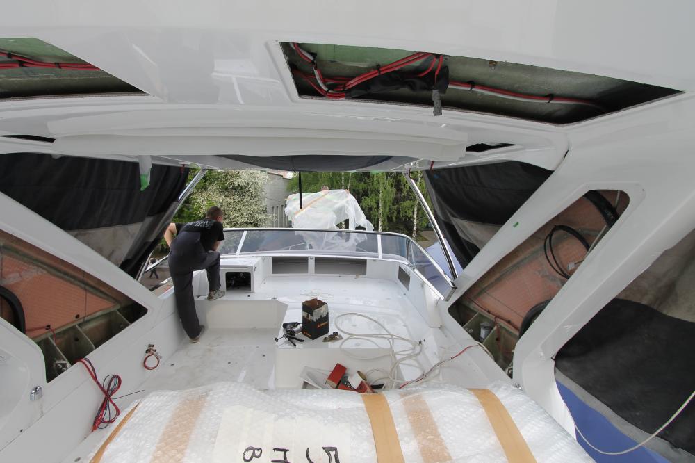 Сборка новой яхты Azimut 54. Сдача и тест-драйв