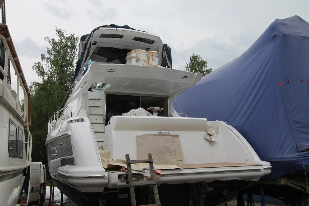 Сборка новой яхты Azimut 54. Сдача и тест-драйв