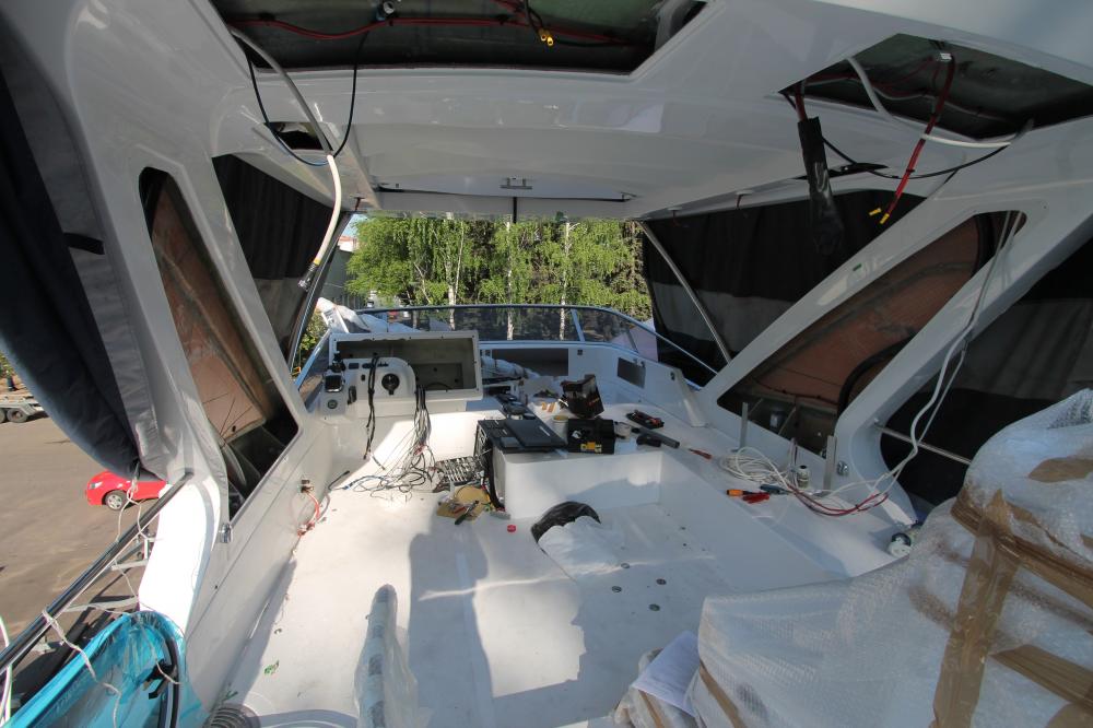 Сборка новой яхты Azimut 54. Сдача и тест-драйв