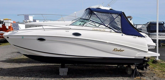Замена транцевой сборки. Монтаж оборудования на катер Rinker 250 Fiesta vee