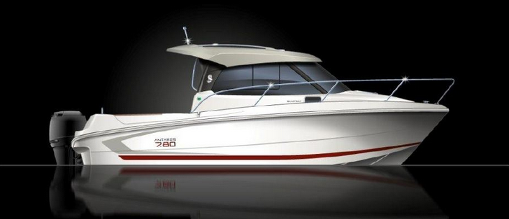 Монтаж оборудования и двигателя MERCURY 150 на катер Beneteau Antares 7.80