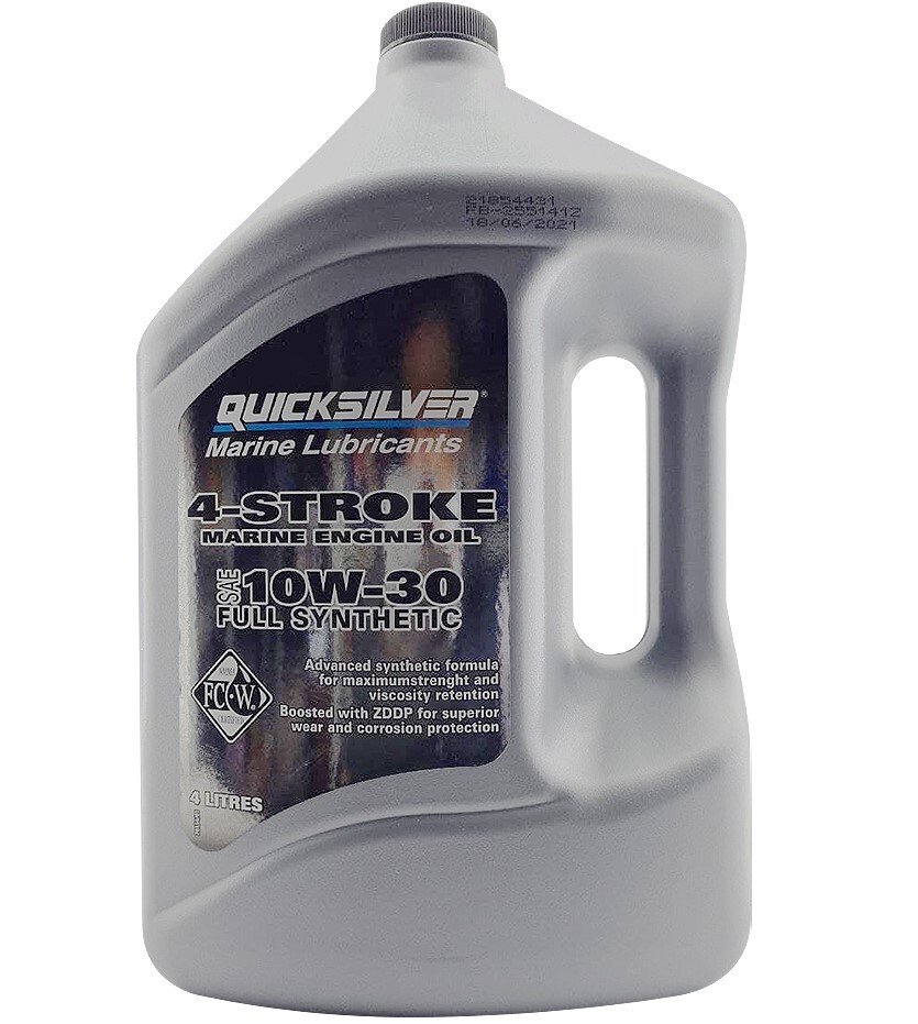 Image 10W30 масло синт, 1л (4-cycle 10W30 full synthetic marine engine oil) (4-cycle 10W30 full synthetic