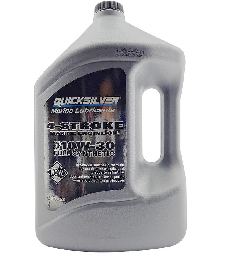 10W30 масло синт, 1л (4-cycle 10W30 full synthetic marine engine oil) (4-cycle 10W30 full synthetic