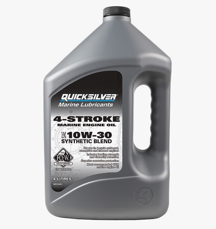 10W30 масло синт, 4л (4-cycle 10W30 full synthetic marine engine oil)